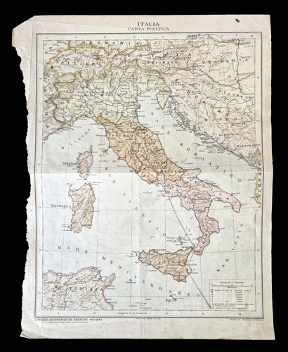 Cartina dell italia politica - dell'italia,
