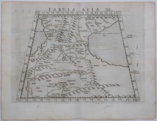 Mappa tolemaica originale 1561