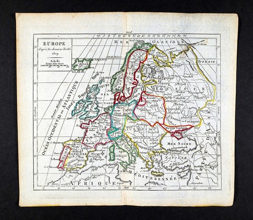 1809 delalain mappa europa - 1809,