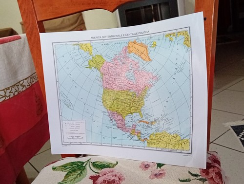 Cartina geografica america - cartina,