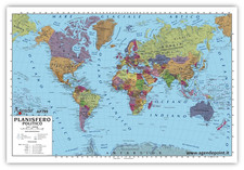Cartina Geografica Planisfero