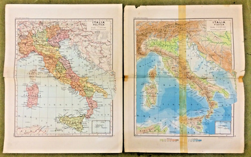 Italia fisica politica - italia,